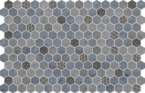 Hexa Concrete Deco Leaf 30x34mm