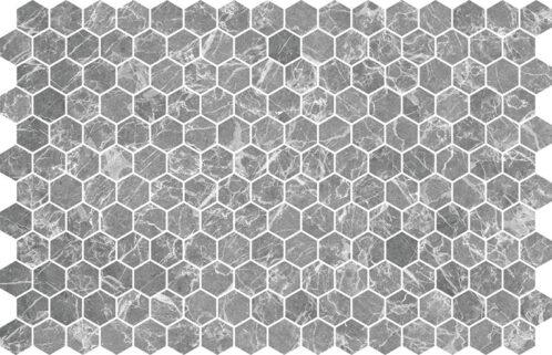 Hexa Grey Marble 30x34mm
