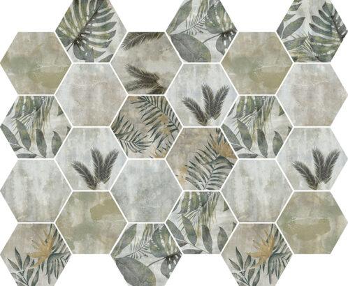 Hexa Mega Botanica Green 77x88mm