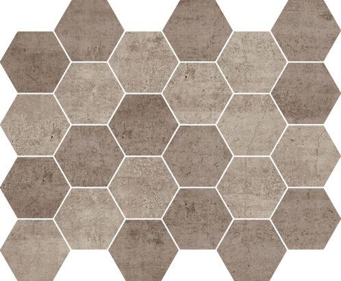 Hexa Mega Concrete Taupe Blend Dark 77x88mm
