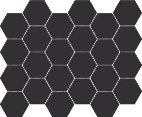 Hexa Mega Neostone Black 77x88mm