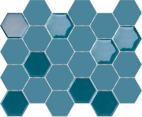 Hexa Mega Neostone Blend Artistic Turquoise 77x88mm