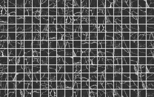 Quattro Black Marble 25x25mm