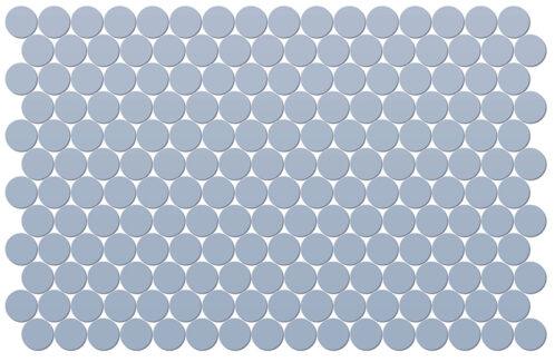 Round Neostone Light Blue 30mm