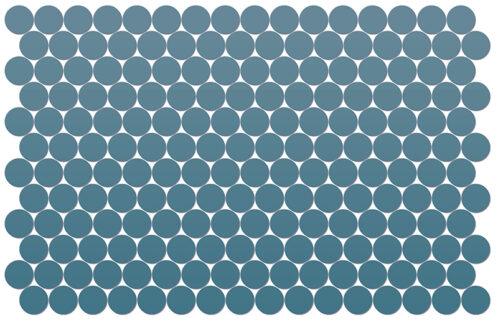 Round Neostone Turquoise 30mm