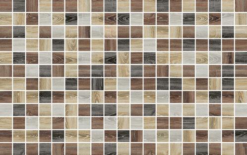 Quattro Wood Blend Brown 25x25mm